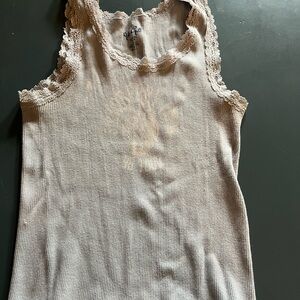 Brandy Melville Ribbed Sleeveless Tank Top